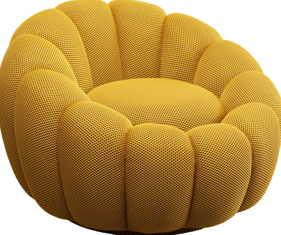Flash Sale Draaifauteuil Peppo Bloom Yellow Kasten|Fauteuils