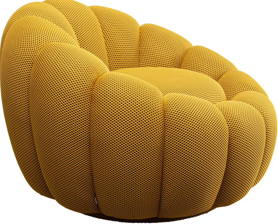 Flash Sale Draaifauteuil Peppo Bloom Yellow Kasten|Fauteuils
