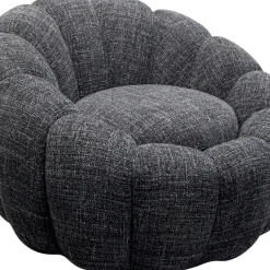 Cheap Draaifauteuil Peppo Bloom Melange Black Kasten|Fauteuils