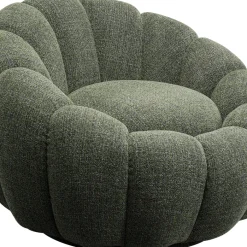 Clearance Draaifauteuil Peppo Bloom Melange Green Kasten|Fauteuils