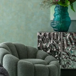 Clearance Draaifauteuil Peppo Bloom Melange Green Kasten|Fauteuils