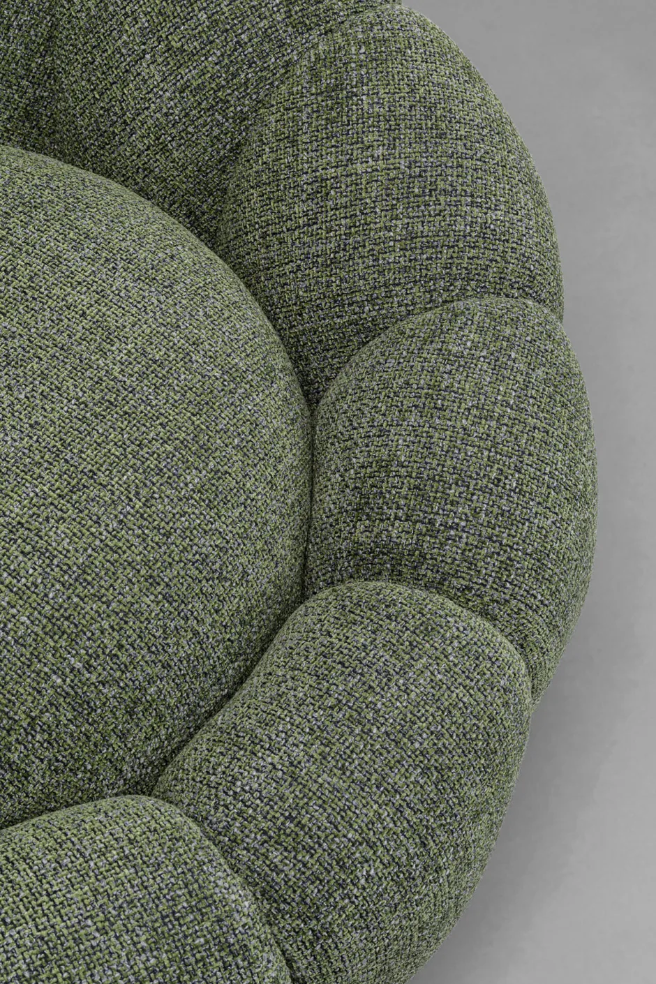 Clearance Draaifauteuil Peppo Bloom Melange Green Kasten|Fauteuils