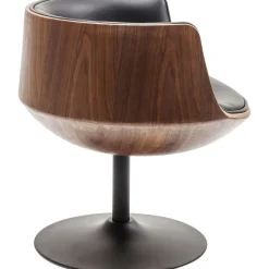 Shop Draaistoel Club Walnoot Kasten|Stoelen