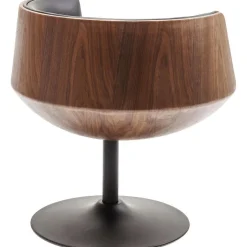 Shop Draaistoel Club Walnoot Kasten|Stoelen