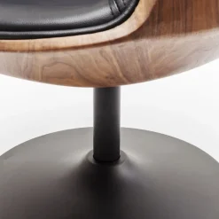 Shop Draaistoel Club Walnoot Kasten|Stoelen