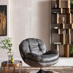 Online Draaistoel Cosy Grijs Kasten|Fauteuils