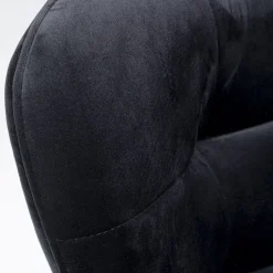 Best Draaistoel Oscar Velvet Black Kasten|Fauteuils