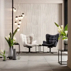 Best Draaistoel Oscar Velvet Black Kasten|Fauteuils