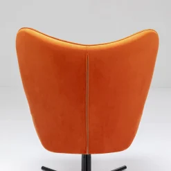Sale Draaistoel Oscar Velvet Orange Kasten|Tuinmeubelen