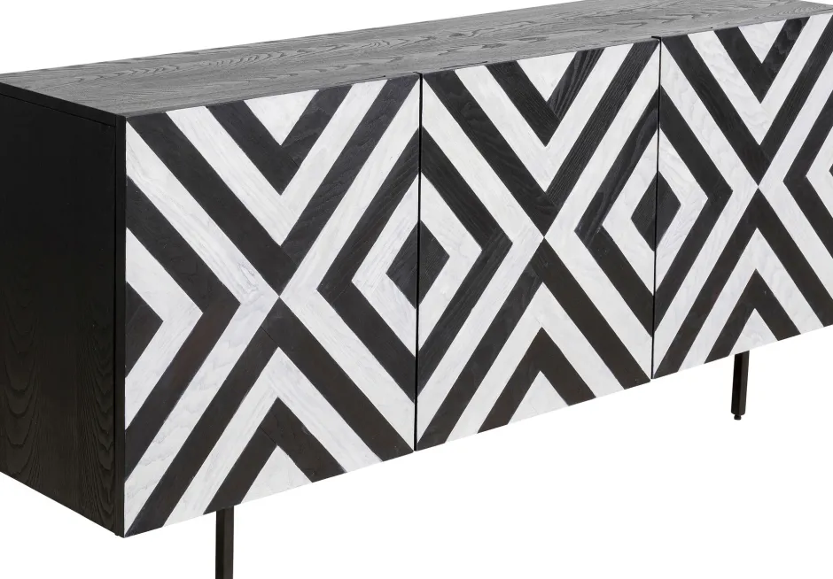Clearance Dressoir Arctic 160x75cm Kasten|Lage Kasten & Dressoirs