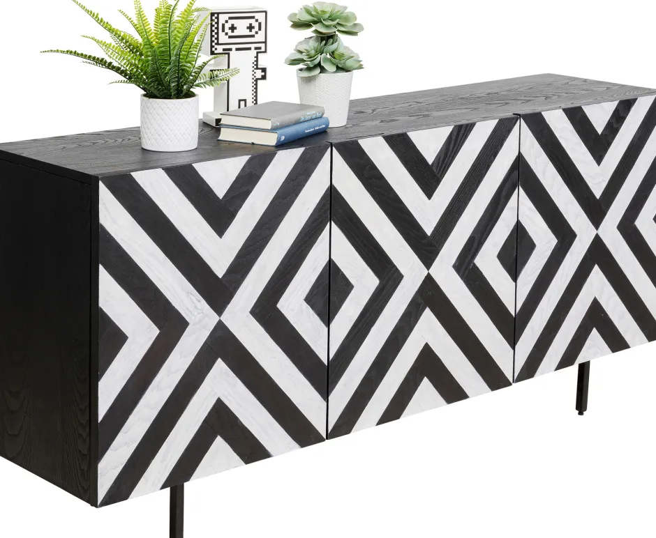 Clearance Dressoir Arctic 160x75cm Kasten|Lage Kasten & Dressoirs