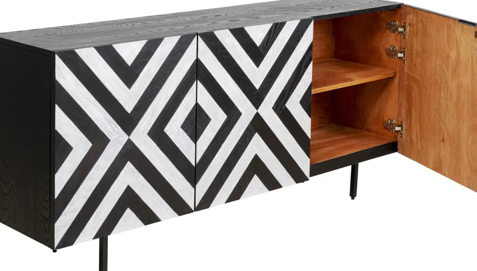 Clearance Dressoir Arctic 160x75cm Kasten|Lage Kasten & Dressoirs