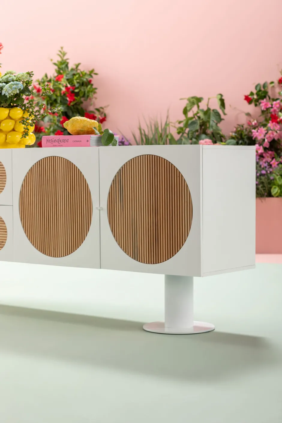 Hot Dressoir Atomic White 183x76cm Kasten|Lage Kasten & Dressoirs