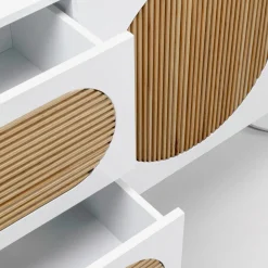 Hot Dressoir Atomic White 183x76cm Kasten|Lage Kasten & Dressoirs