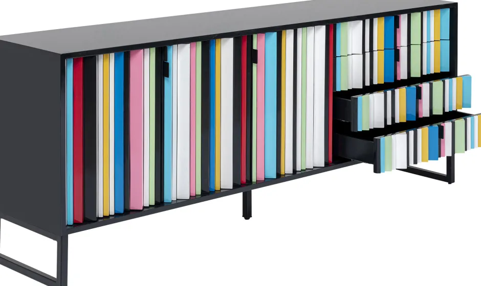 Cheap Dressoir Concertina Colore 186x74cm Lage Kasten & Dressoirs