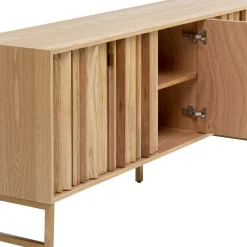 Store Dressoir Concertina Nature 186x74cm Lage Kasten & Dressoirs