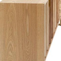 Store Dressoir Concertina Nature 186x74cm Lage Kasten & Dressoirs