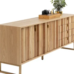 Store Dressoir Concertina Nature 186x74cm Lage Kasten & Dressoirs