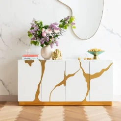 Shop Dressoir Cracked 165x80cm Kasten|Lage Kasten & Dressoirs