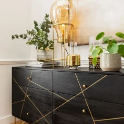 Best Dressoir Gold Vein Kasten|Lage Kasten & Dressoirs
