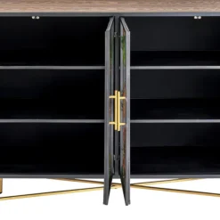 Clearance Dressoir Jungle 135x95cm Lage Kasten & Dressoirs