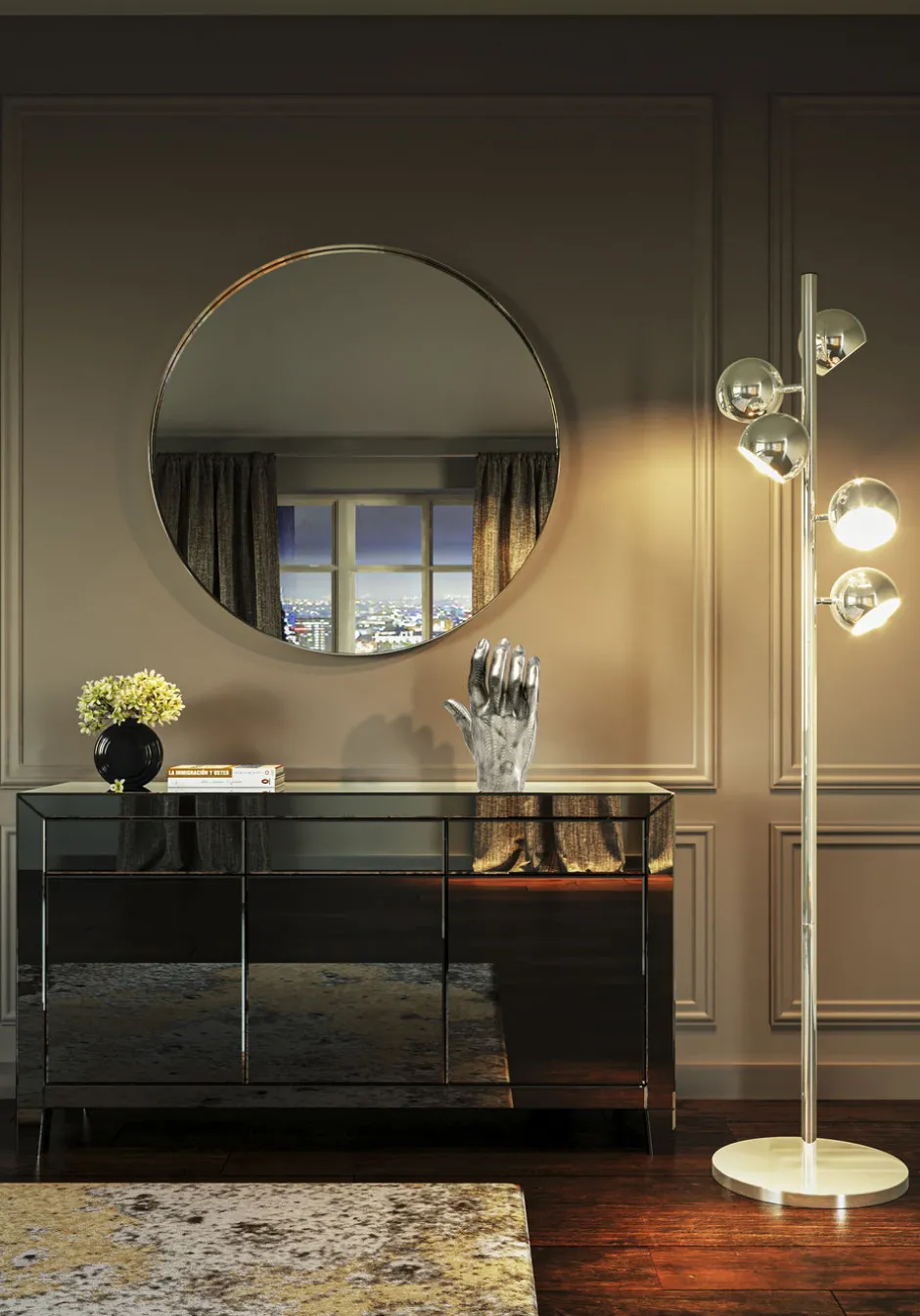 Flash Sale Dressoir Luxury Push Grijs Lage Kasten & Dressoirs|Tuinmeubelen