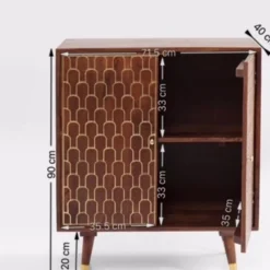 Outlet Dressoir Muskat 2 Deurs Kasten|Lage Kasten & Dressoirs