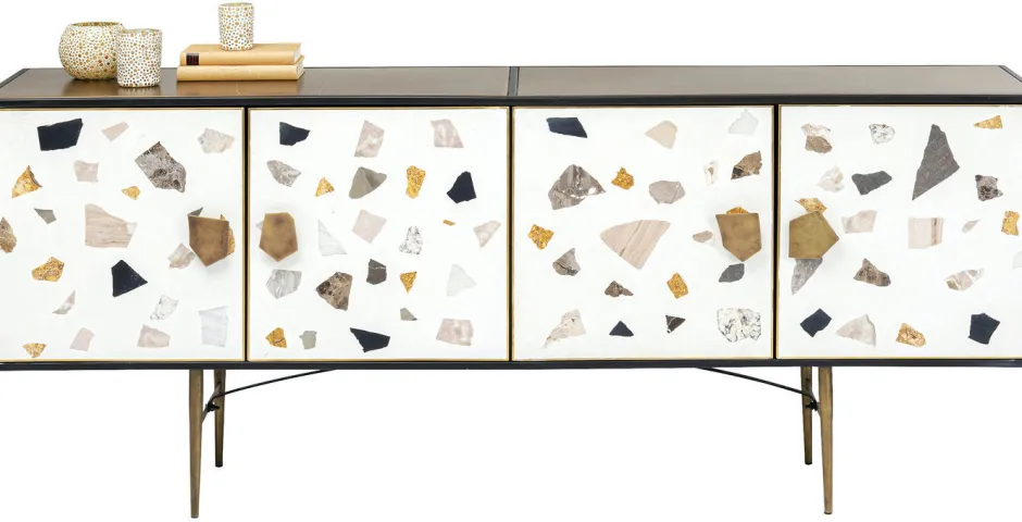 Best Sale Dressoir Terrazzo 183cm Kasten|Lage Kasten & Dressoirs