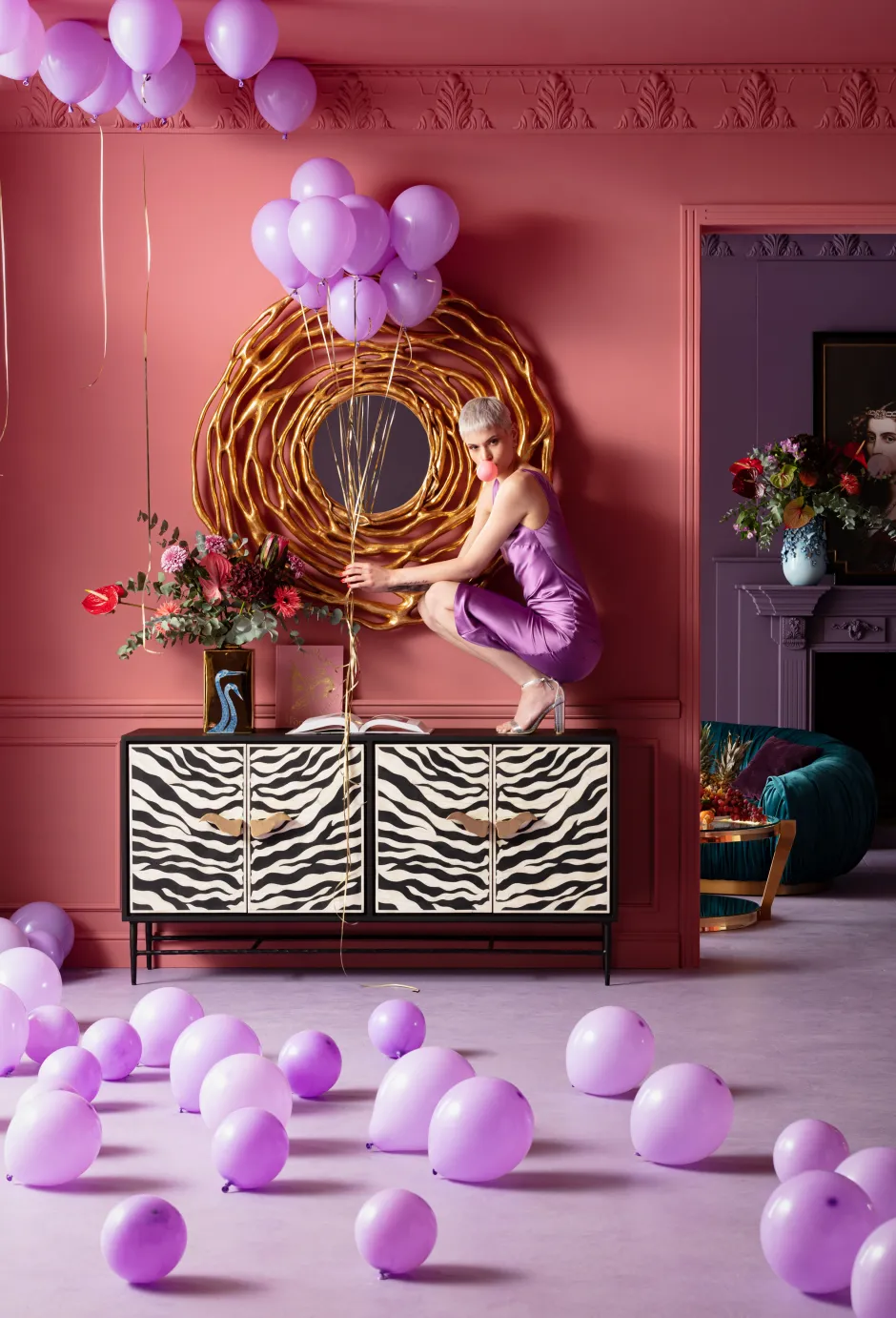 Outlet Dressoir Zebra 160x80cm Kasten|Lage Kasten & Dressoirs