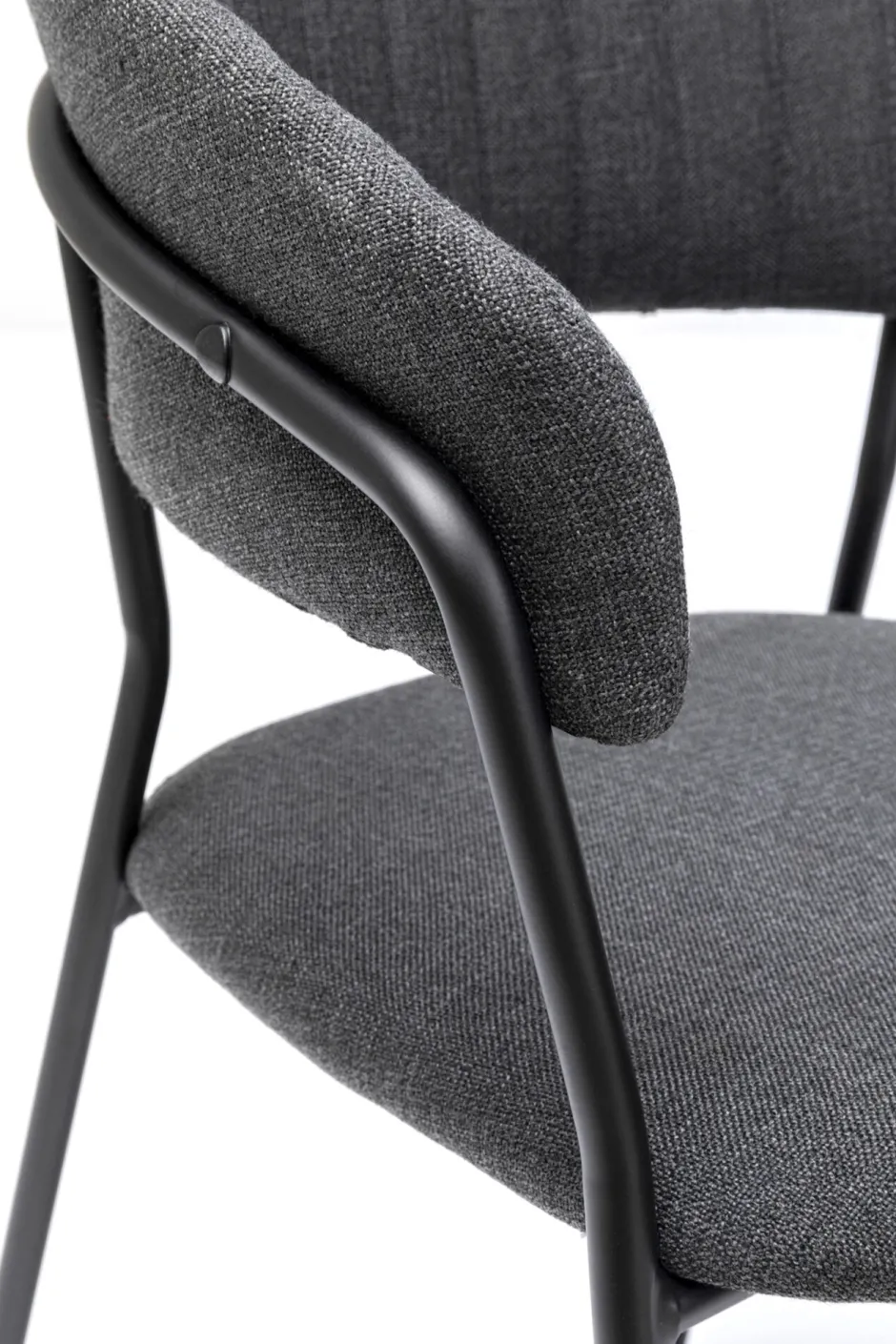 Outlet Eetkamerstoel Belle Anthracite (Set Van 2) Kasten|Stoelen