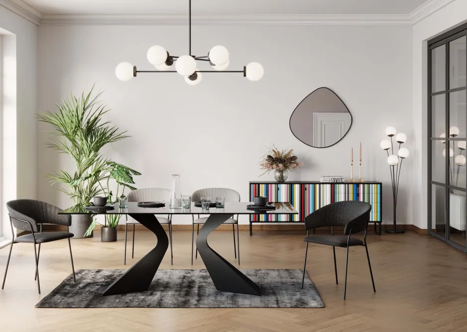 Outlet Eetkamerstoel Belle Anthracite (Set Van 2) Kasten|Stoelen