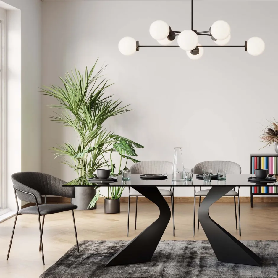 Outlet Eetkamerstoel Belle Anthracite (Set Van 2) Kasten|Stoelen