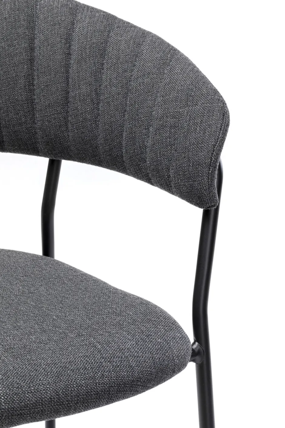 Outlet Eetkamerstoel Belle Anthracite (Set Van 2) Kasten|Stoelen