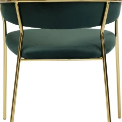 Store Eetkamerstoel Belle Groen Kasten|Stoelen