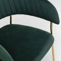 Store Eetkamerstoel Belle Groen Kasten|Stoelen