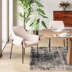 New Eetkamerstoel Bess Beige Flitter Kasten|Stoelen