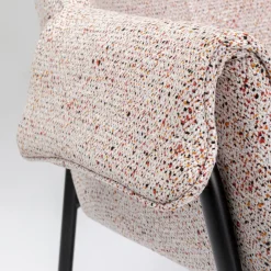 New Eetkamerstoel Bess Beige Flitter Kasten|Stoelen