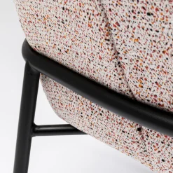 New Eetkamerstoel Bess Beige Flitter Kasten|Stoelen