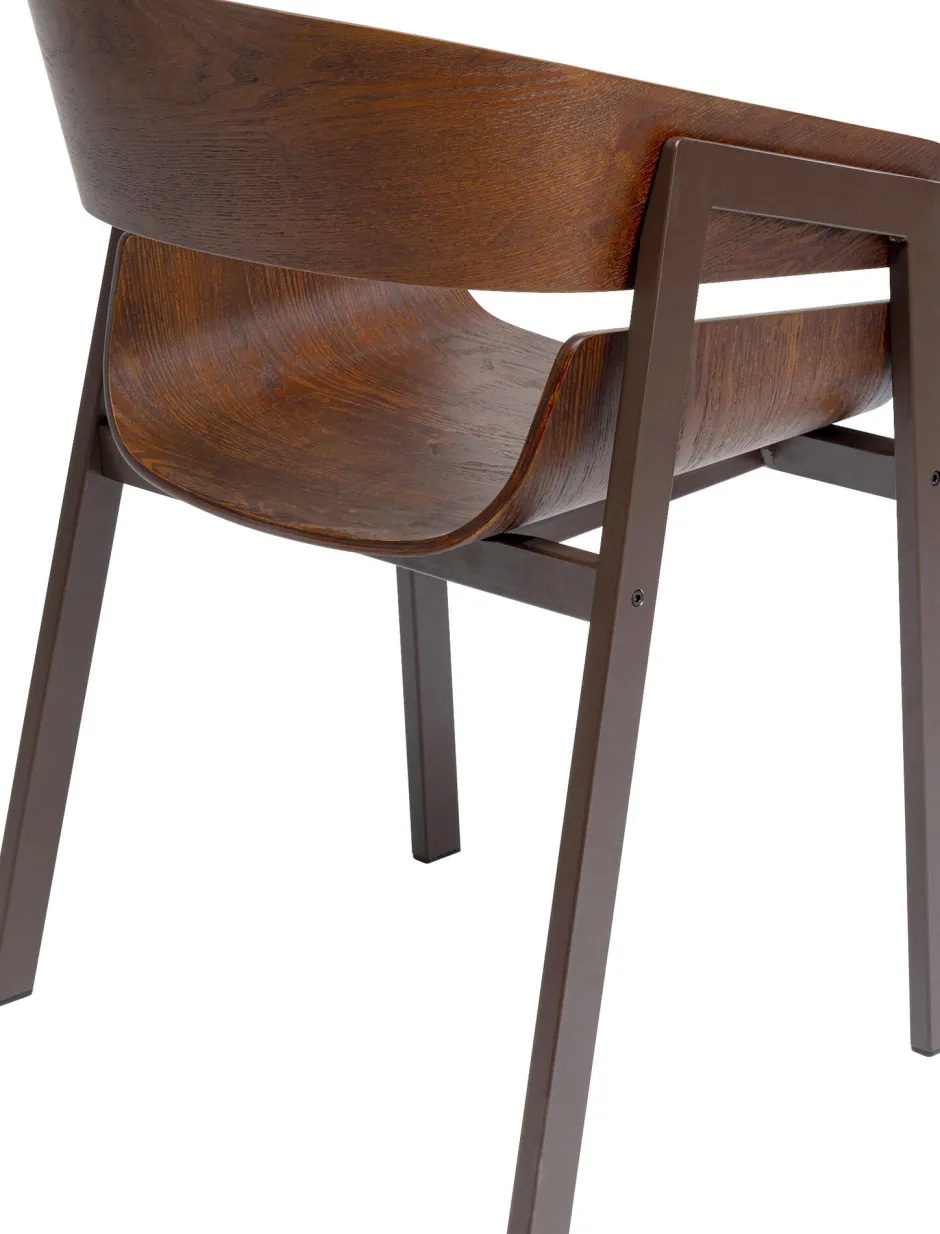 Outlet Eetkamerstoel Biarritz Brown Kasten|Stoelen