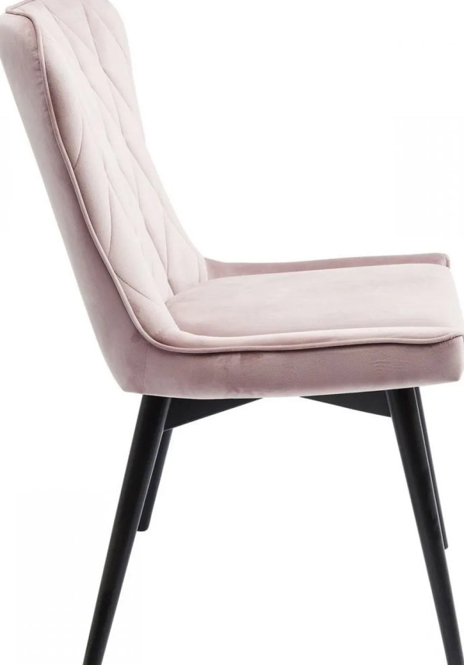 New Eetkamerstoel Black Marshall Fluweel Roze Kasten|Stoelen