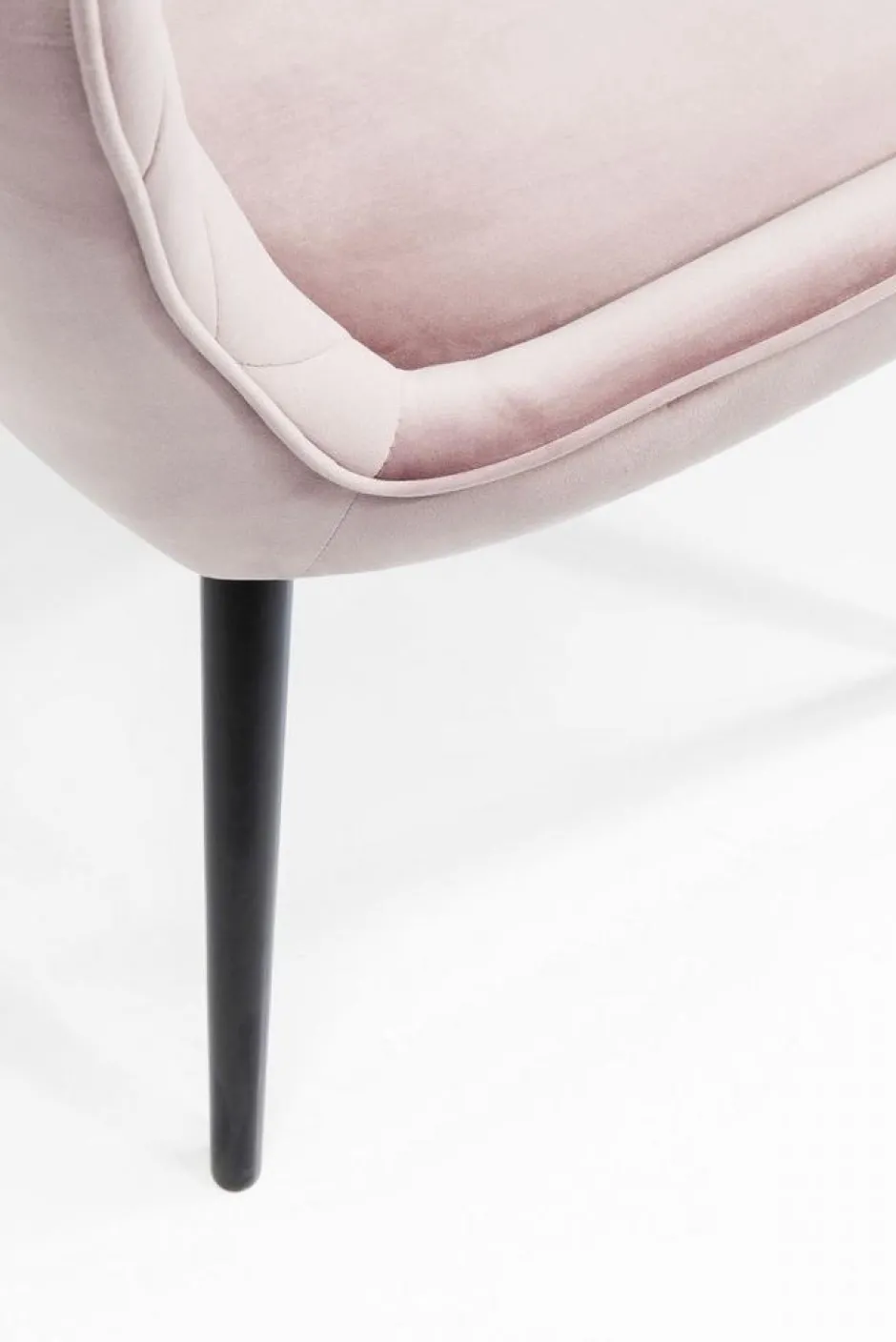New Eetkamerstoel Black Marshall Fluweel Roze Kasten|Stoelen