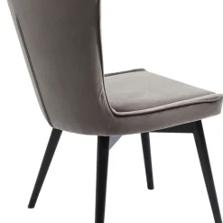 Best Eetkamerstoel Black Marshall Fluweel Grijs Kasten|Stoelen