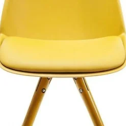 Online Eetkamerstoel Candy World Mustard Kasten|Stoelen