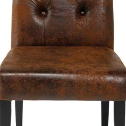 Best Sale Eetkamerstoel Casual Buttons Vintage Kasten|Stoelen