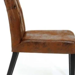 Best Sale Eetkamerstoel Casual Buttons Vintage Kasten|Stoelen