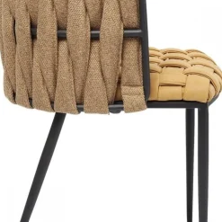 Sale Eetkamerstoel Cheerio Geel Incl. Kussen Kasten|Stoelen