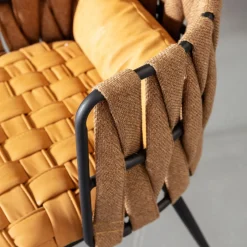 Sale Eetkamerstoel Cheerio Geel Incl. Kussen Kasten|Stoelen