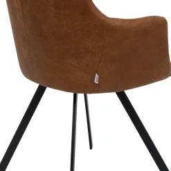 Hot Eetkamerstoel Coco Brown Stoelen|Tuinmeubelen