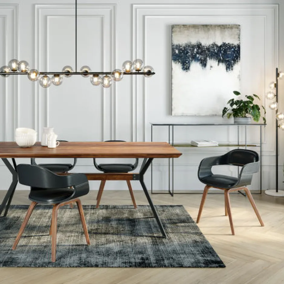 Online Eetkamerstoel Costa Walnoot Kasten|Stoelen