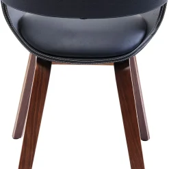 Online Eetkamerstoel Costa Walnoot Kasten|Stoelen